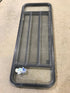 Used Black Radius Opening Window : 60" W x 21 3/4" H x 2" D