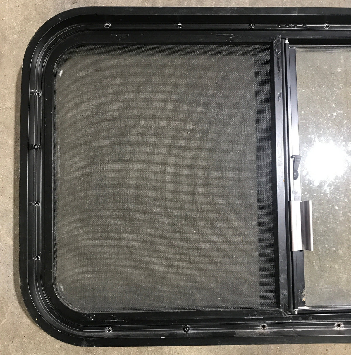 Used Black Radius Opening Window : 30 1/4