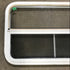 Used White Radius Opening Window : 35 1/2" W x 21 1/2" H x 1 1/2" D