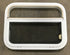 Used White Radius Opening Window : 23 1/2" W x 17 1/2" H x 1 1/2" D