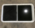 Used White Radius Opening Window : 45 1/4" W x 25 1/2" H x 2" D