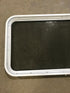 Used White Radius Non Opening Window : 47 3/4" W x 21 1/2" H x 2" D