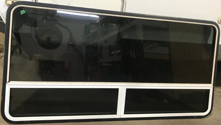 Used White Radius Opening Window : 71 1/2" W x 34 1/2" H x 1 7/8" D