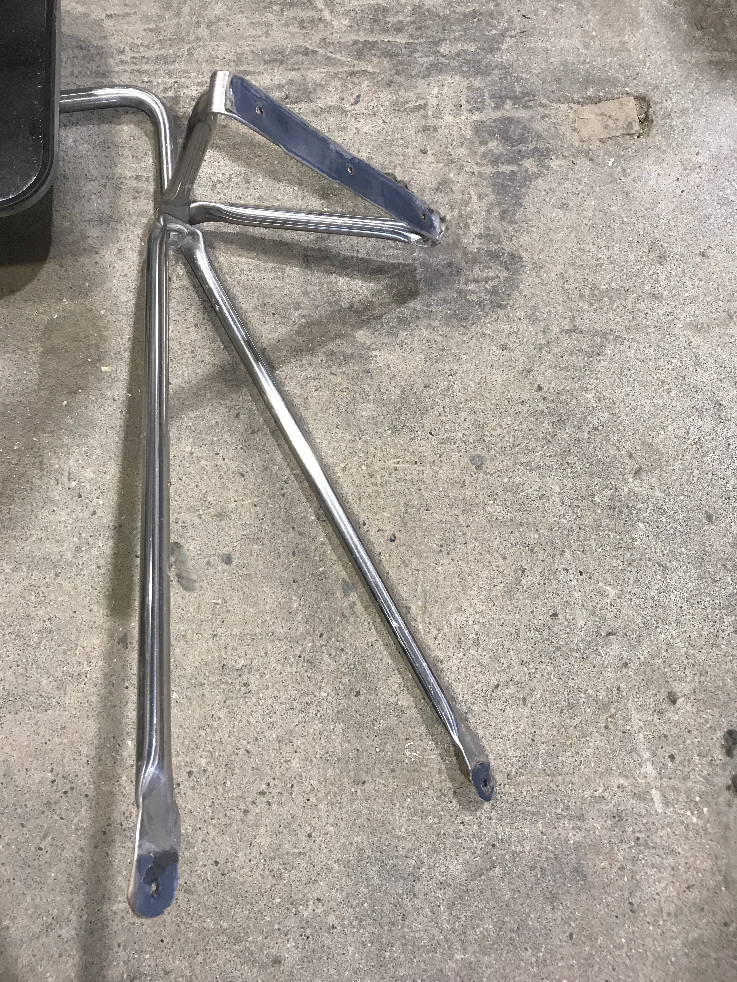 Used Old Style Motorhome Side View Mirror- Drivers Side - Young Farts RV Parts