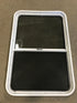 Used White Radius Opening Window : 39 1/2" W x 26 1/4" H x 2" D