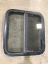 Used Black Radius Opening Window : 23 1/4" W x 21 1/4" H x 2"