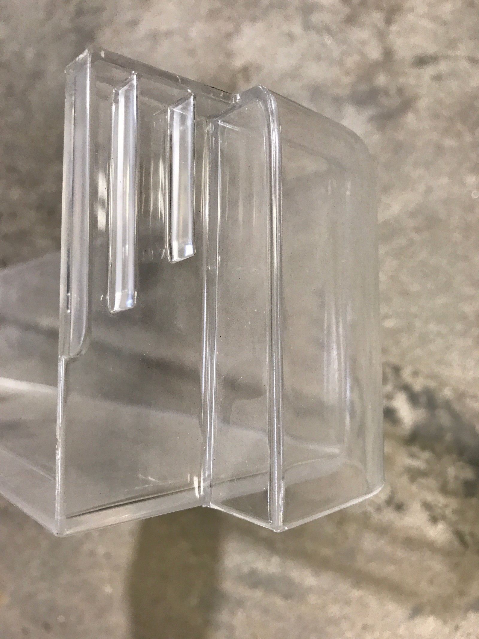 Used G&E Appliance Fridge Bottom Door Bin (CLEAR) - WR71X32547