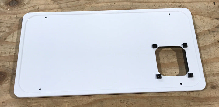 Used Dometic Mojave Exterior Furnace Access Door, Artic White - 33002