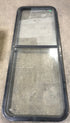 Used Black Radius Non Opening Window : 60 1/4" W x 21 3/4" H x 1 7/8" D