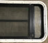 Used Black Radius Opening Window : 35" W x 17 1/4" H x 1 7/8" D