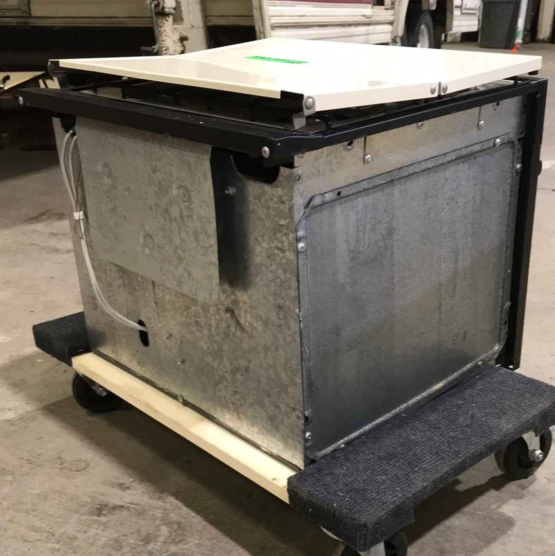 Used Atwood / Wedgewood Range Stove 4-burner 17 1/4" H - R1745G - Young Farts RV Parts