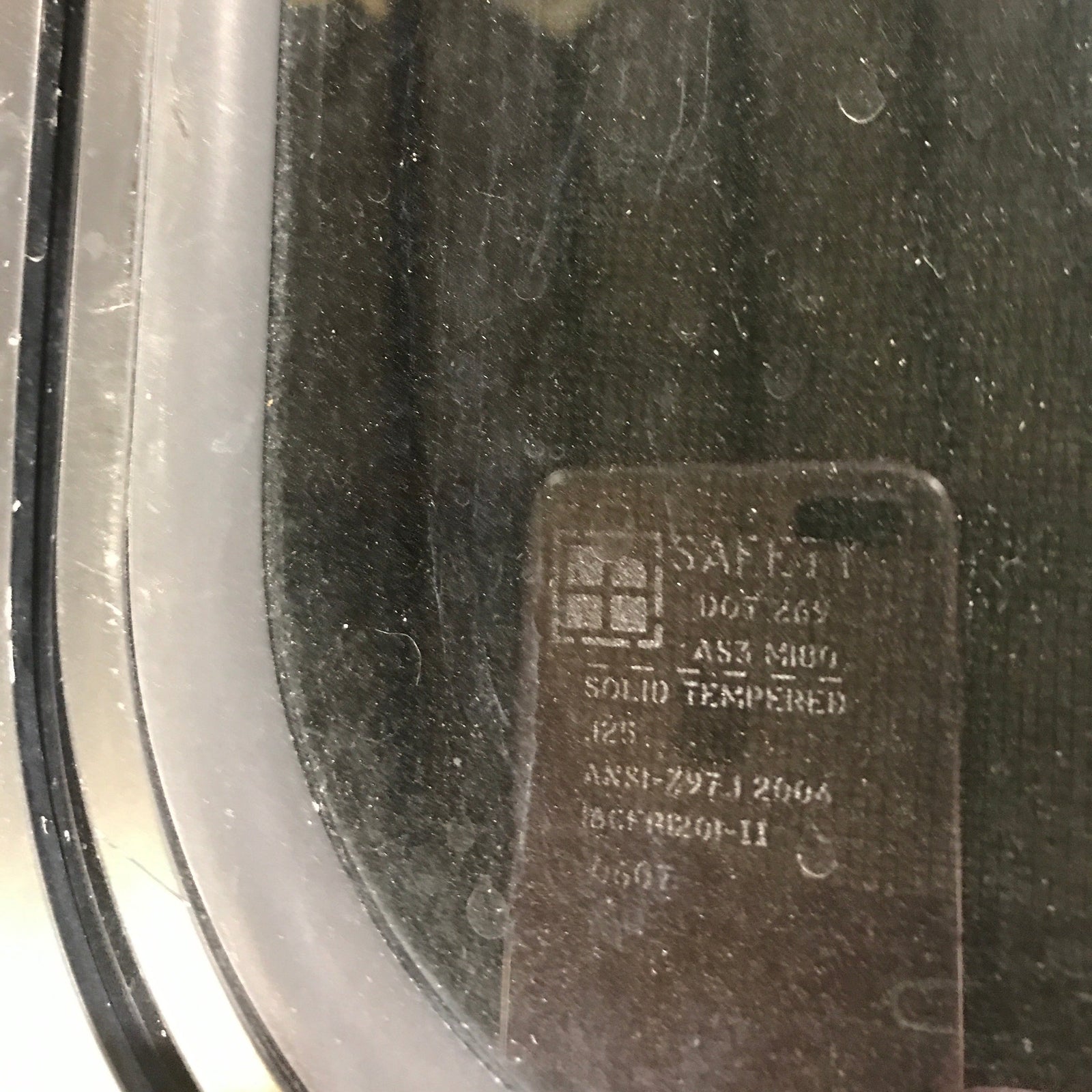 Used Black Radius Emergency Opening Window : 29.5