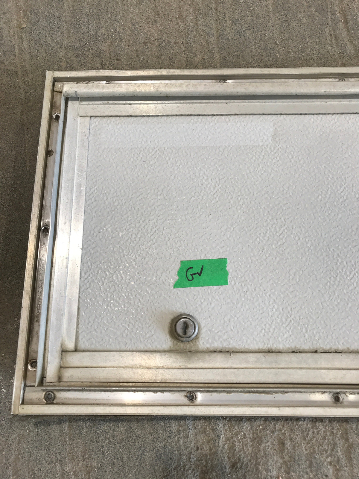 Used Square Cornered Cargo Door 23 1/2
