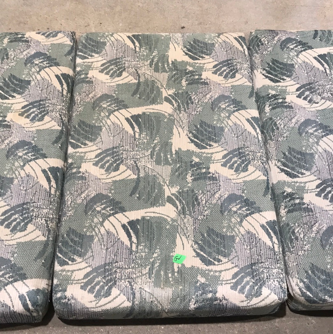 USED Dinette Cushion Set- 4 piece | 2 @ 37" X 22" X 4" D, 2 @ 37" X 13" X 4" D - Young Farts RV Parts