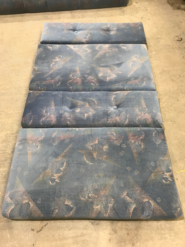 Used Dinette Cushion Set- 4 piece - 2 @ 40" X 22" X 4" D, 2 @ 40" X 12" X 4" D