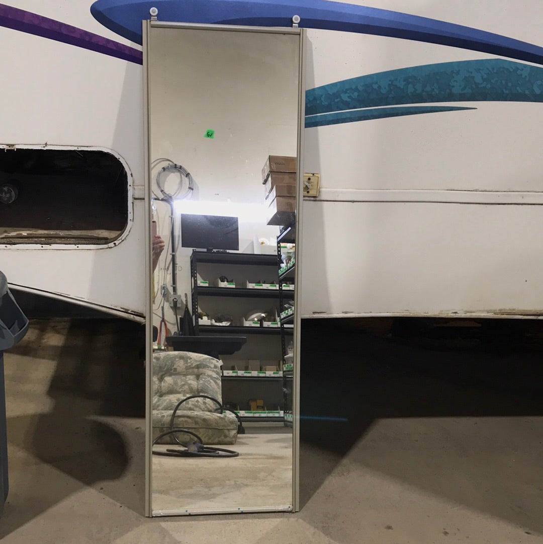 Used Interior Sliding Metal Door 17-3/4"W x 55"H x 3/4"D