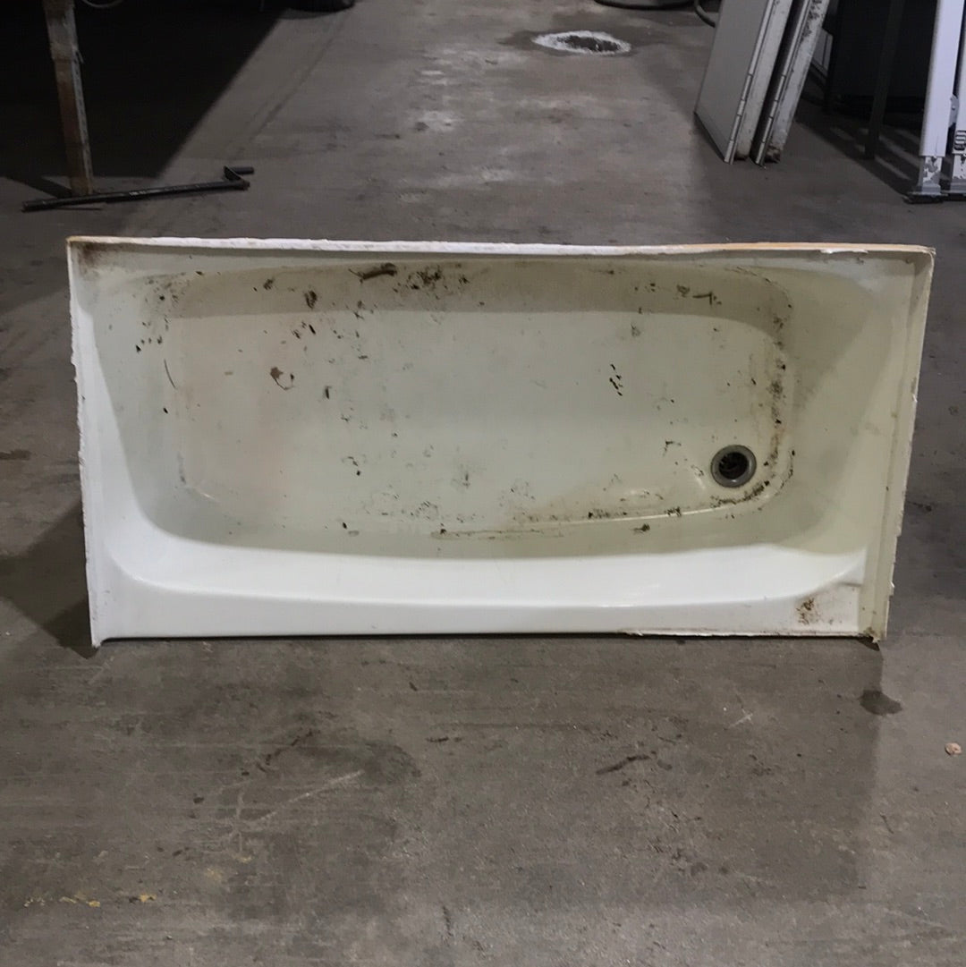 Used RV Bath Tub 43” L x 22 W ” - Right Hand Drain