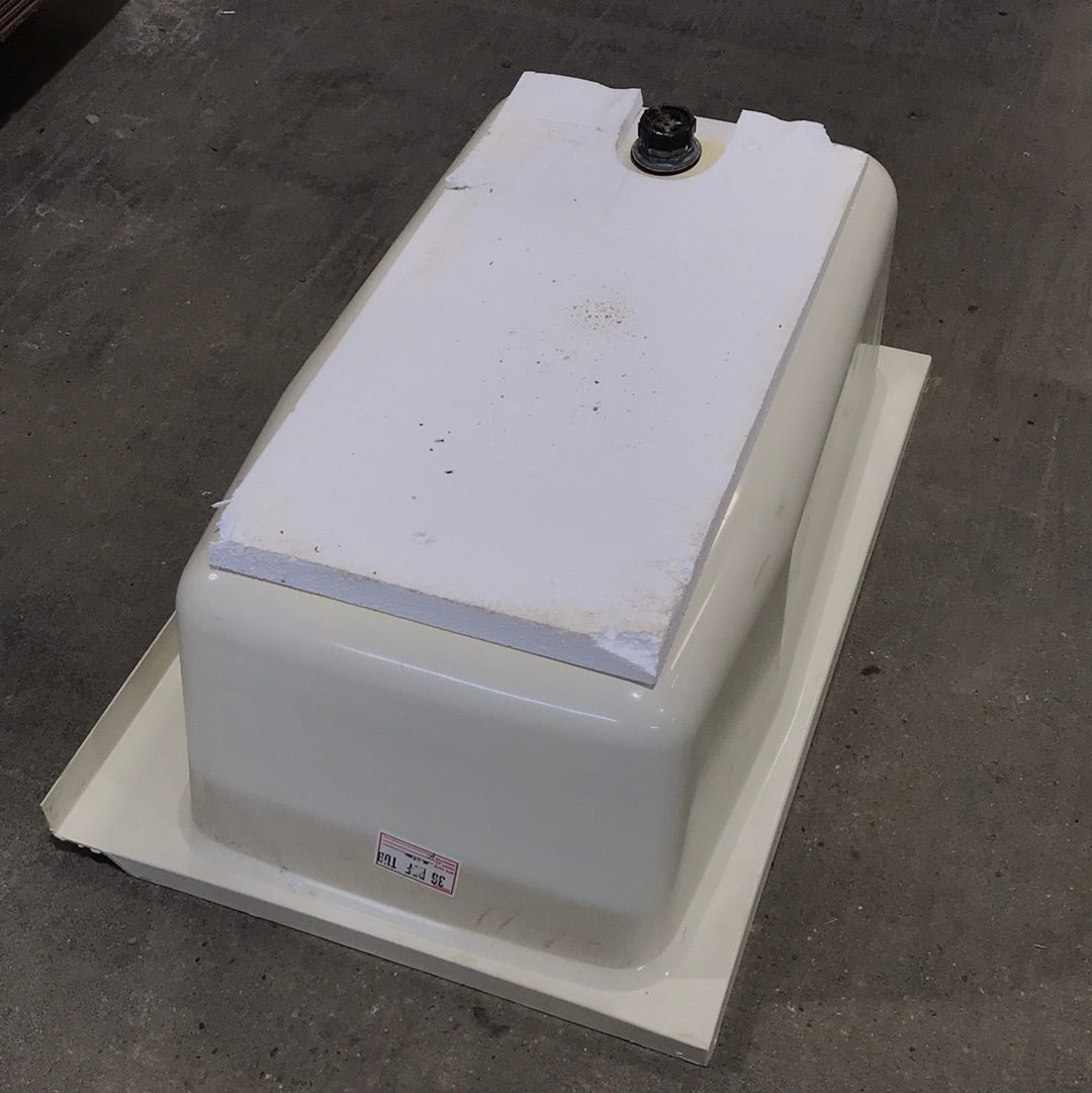Used RV Bath Tub 36” L x 24 W ” Right Hand Drain