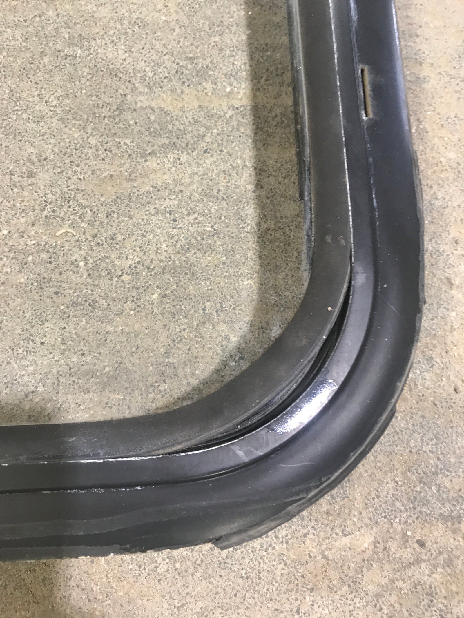 Used Black Radius Opening Window : 47 1/2