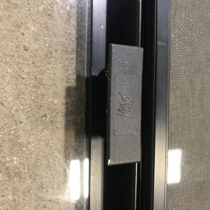 Used Black Radius Opening Window : 29.5" X 21.5" X 2" - Young Farts RV Parts