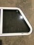 Used Slanted White Radius Opening Window : 37" W x 18 3/4" H x 1 7/8" D