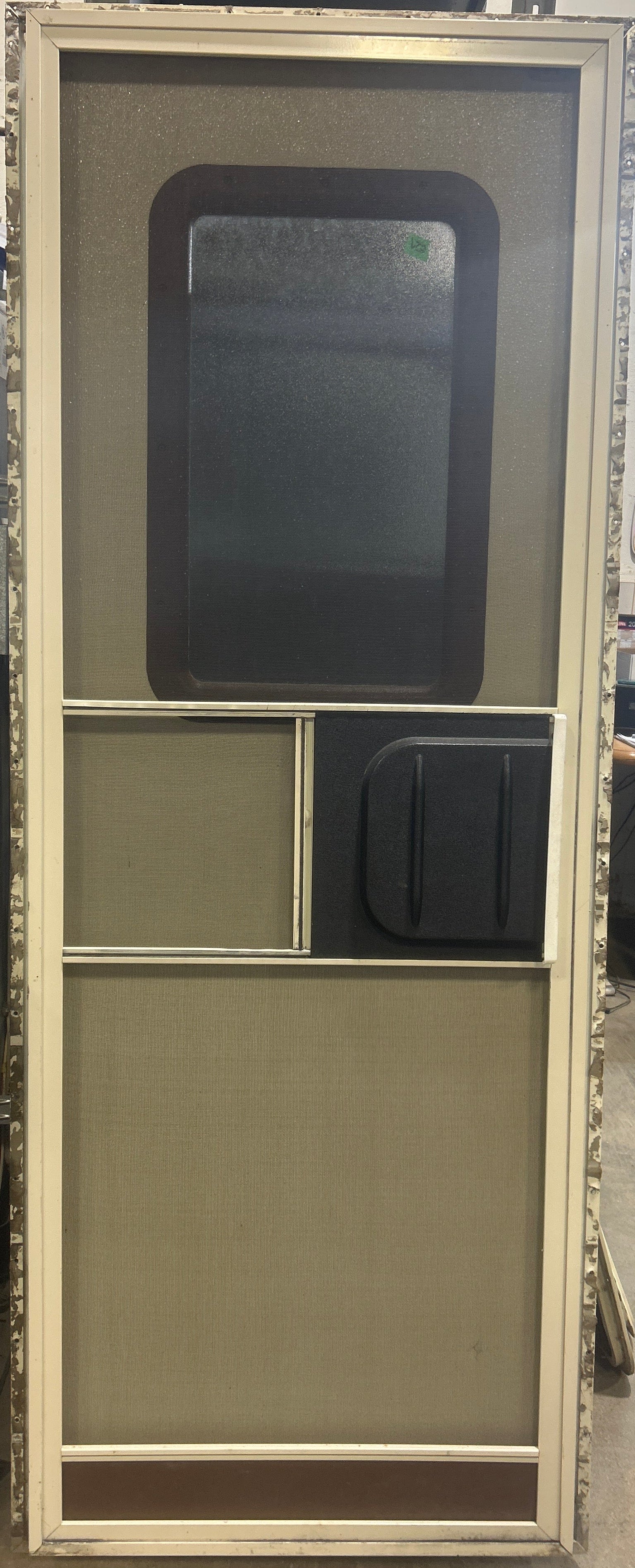 Used RV Square Corner Entry Door 25 3/4