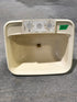 Used Bathroom Sink, Bone - 14 1/2" x 12 1/2" x 5"D