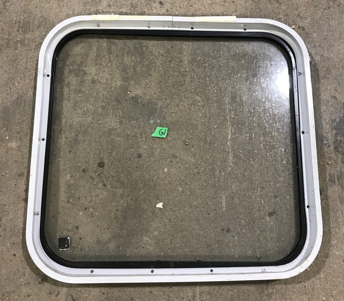 Used Black Radius Non-Opening Window : 23
