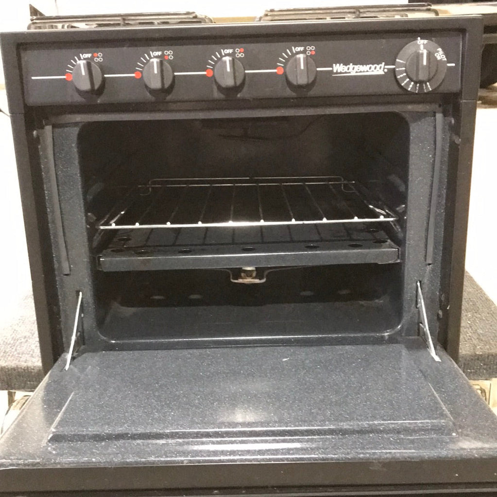 Used Atwood / Wedgewood Range Stove 4-burner 17 1/4" H - R1745G - Young Farts RV Parts