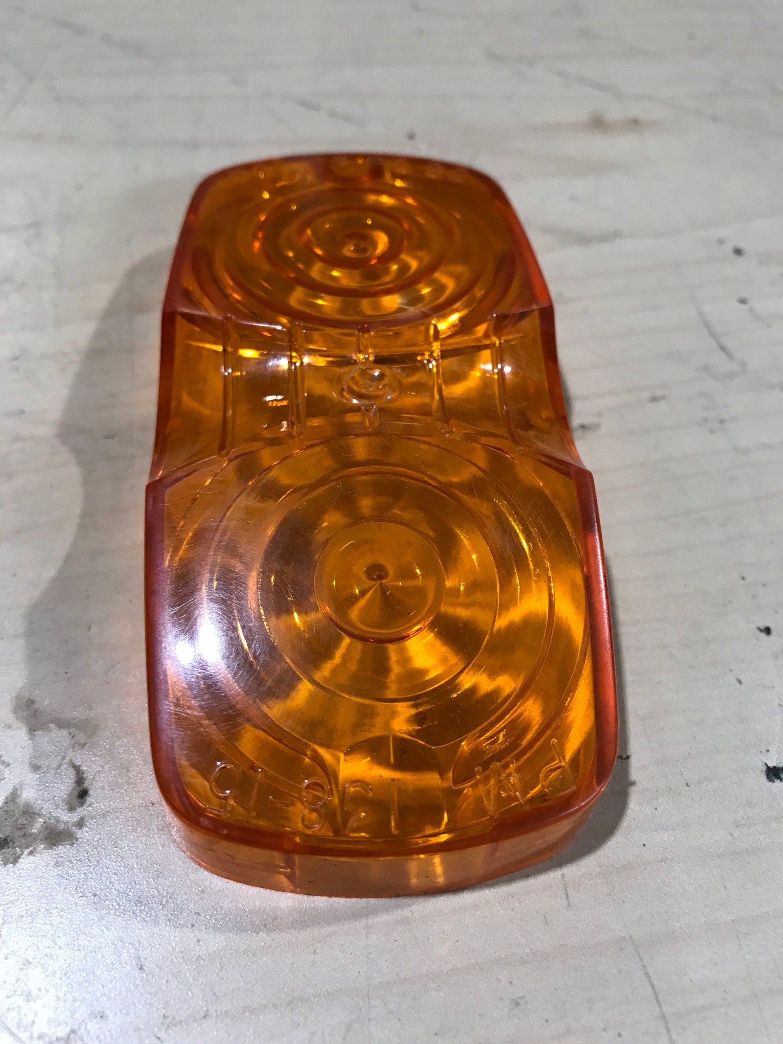 Used DOT P2 PC 90 Replacement Lens for Marker Light - Amber