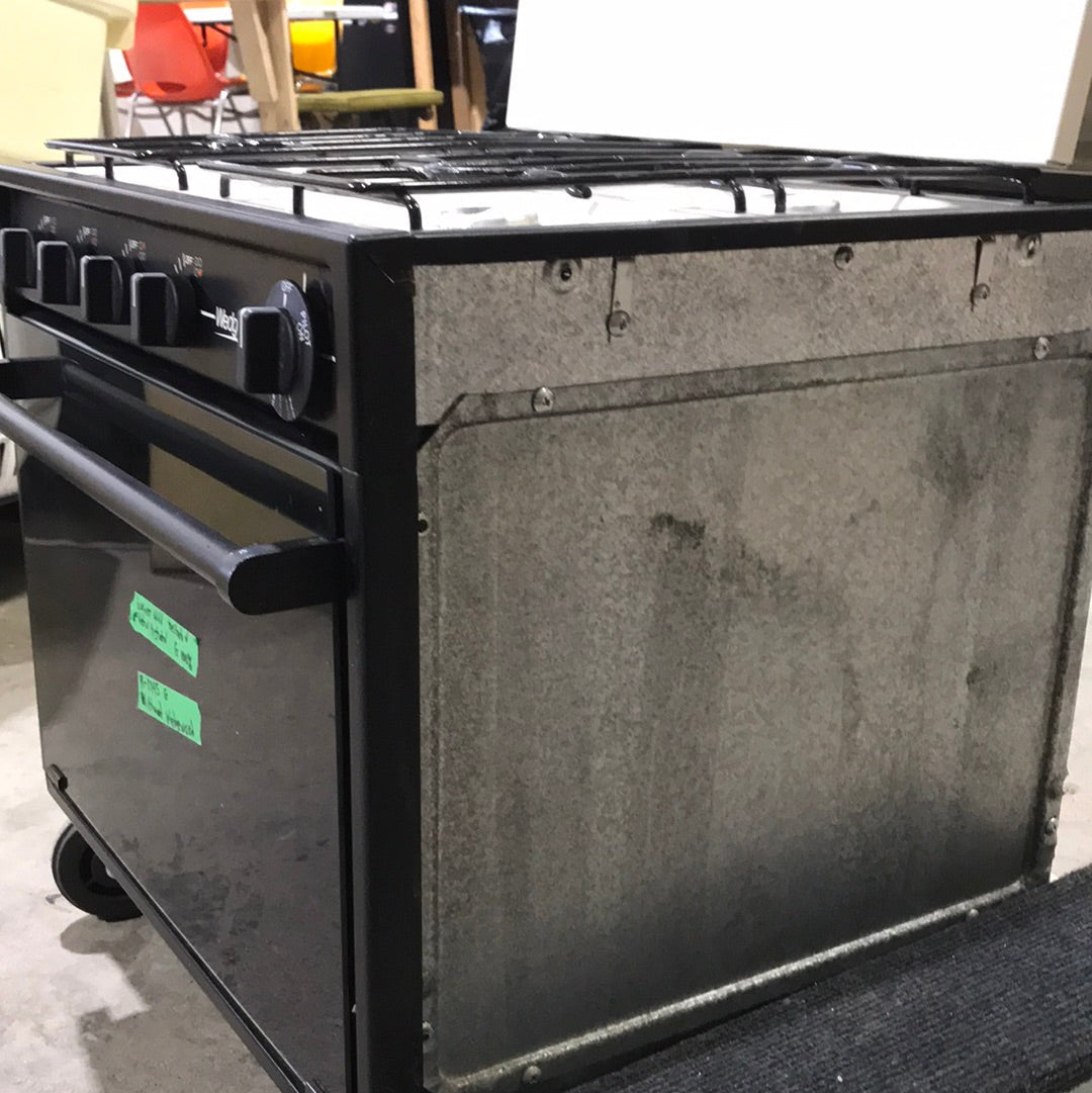 Used Atwood / Wedgewood Range Stove 4-burner 17 1/4" H - R1745G - Young Farts RV Parts