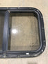 Used Black Radius Opening Window : 24 1/2" W x 19 1/4" H x 1 1/4"