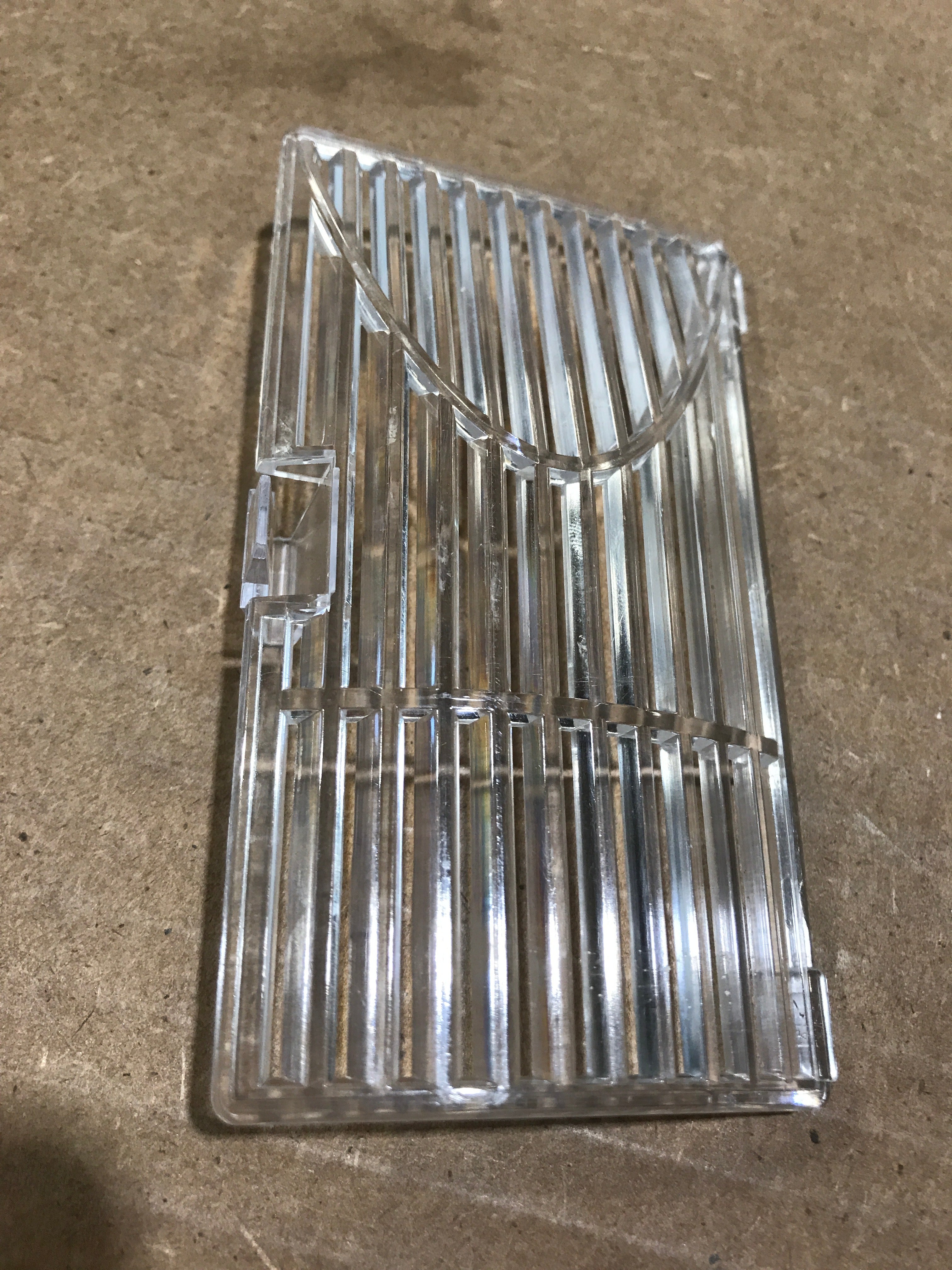 Used Dometic Interior Lamp Cover, Clear - 3850962014