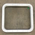 Used White Radius Non Opening Window : 23 1/2" W x 21 1/2" H x 1 7/8" D