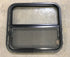 Used Black Radius Opening Window : 24 1/2" W x 22 1/2" H x 2" D