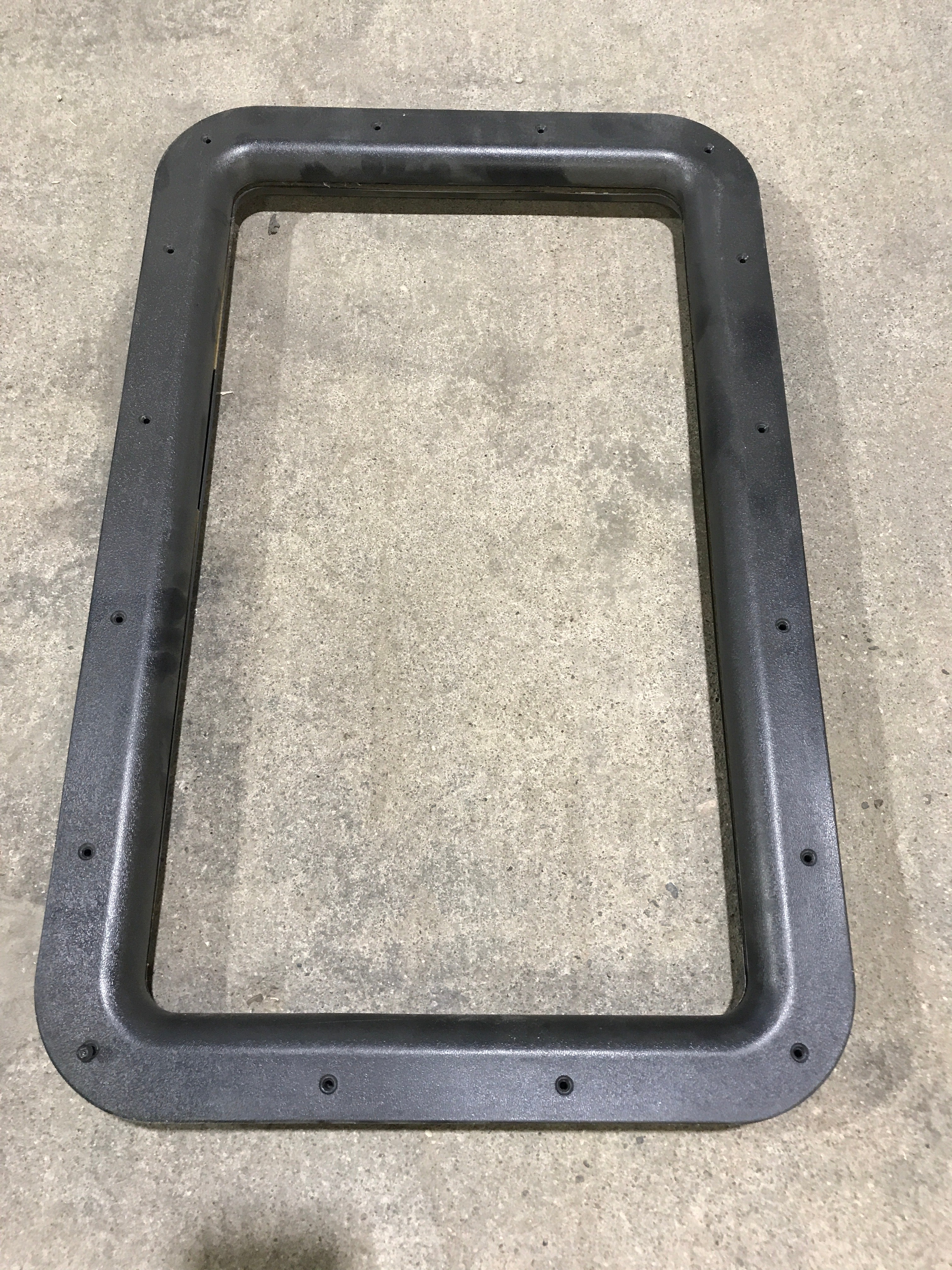 Used Entry door window Frame: 24 3/4" x 15 3/4"