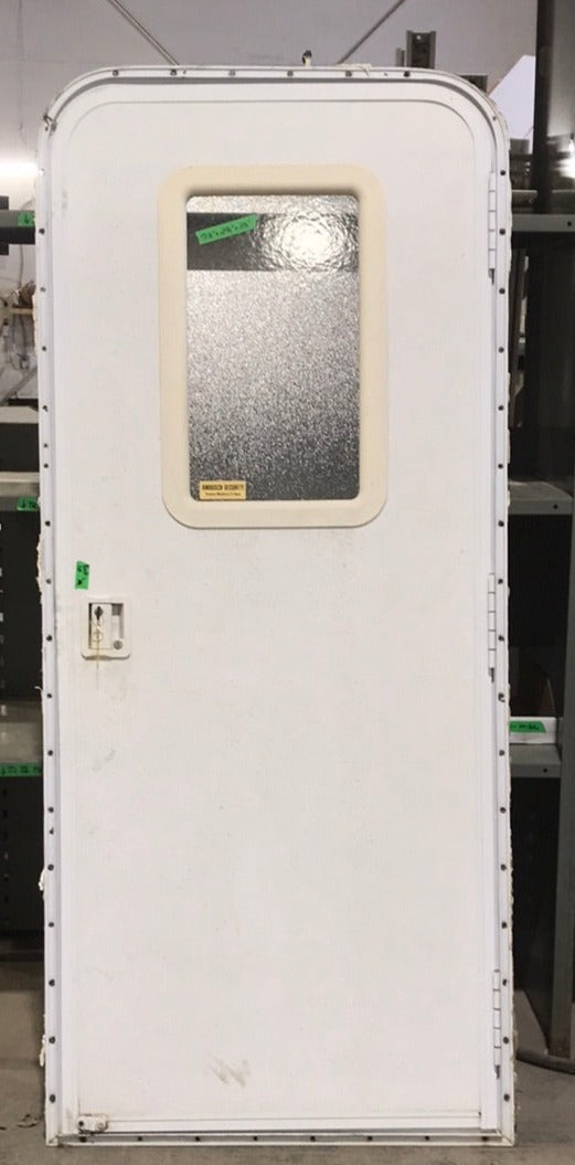 Used Radius Cornered Entry Door 71 1/2