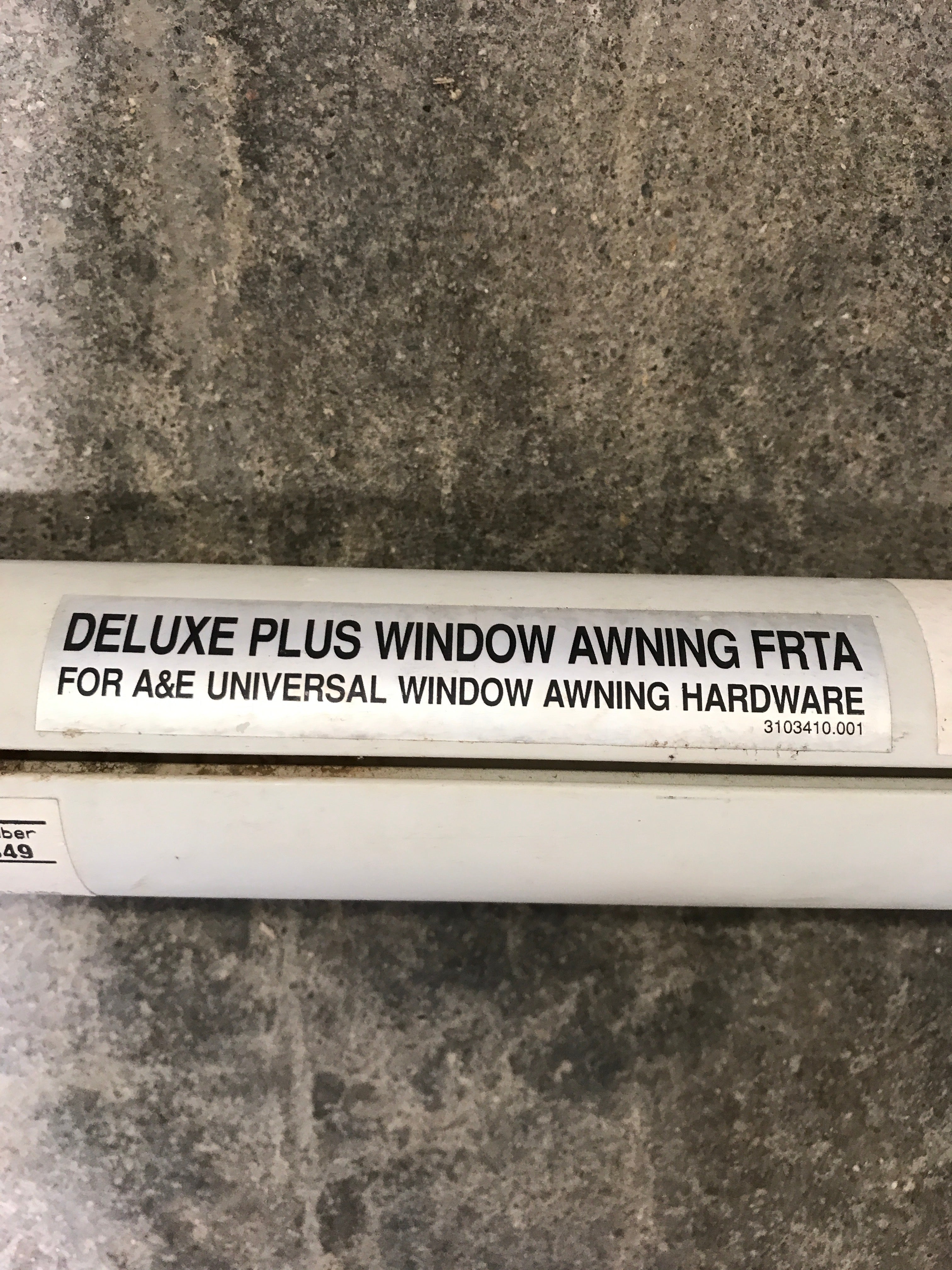 Used Dometic Window Awning Roller Tube 33 3/4" - Young Farts RV Parts