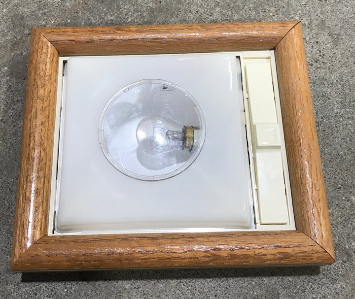 USED Retro RV Interior Light Fixture - SINGLE
