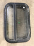 Used Black Radius Opening Window : 23 1/4" W X 14 1/2" H X 2" D