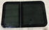 Used Black Radius Frameless Opening Window : 39 1/4 X 23 1/2 X 1 1/2" D