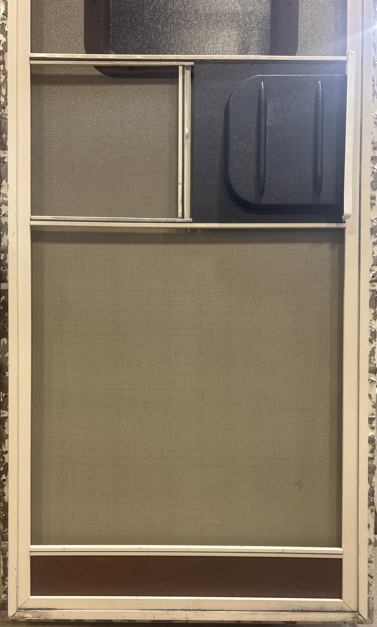 Used RV Square Corner Entry Door 25 3/4