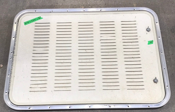 Used Radius Cornered Propane Door 31 7/8" W x 23 1/4" H X 3/4" D