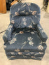 Used RV Chair - Blue with design