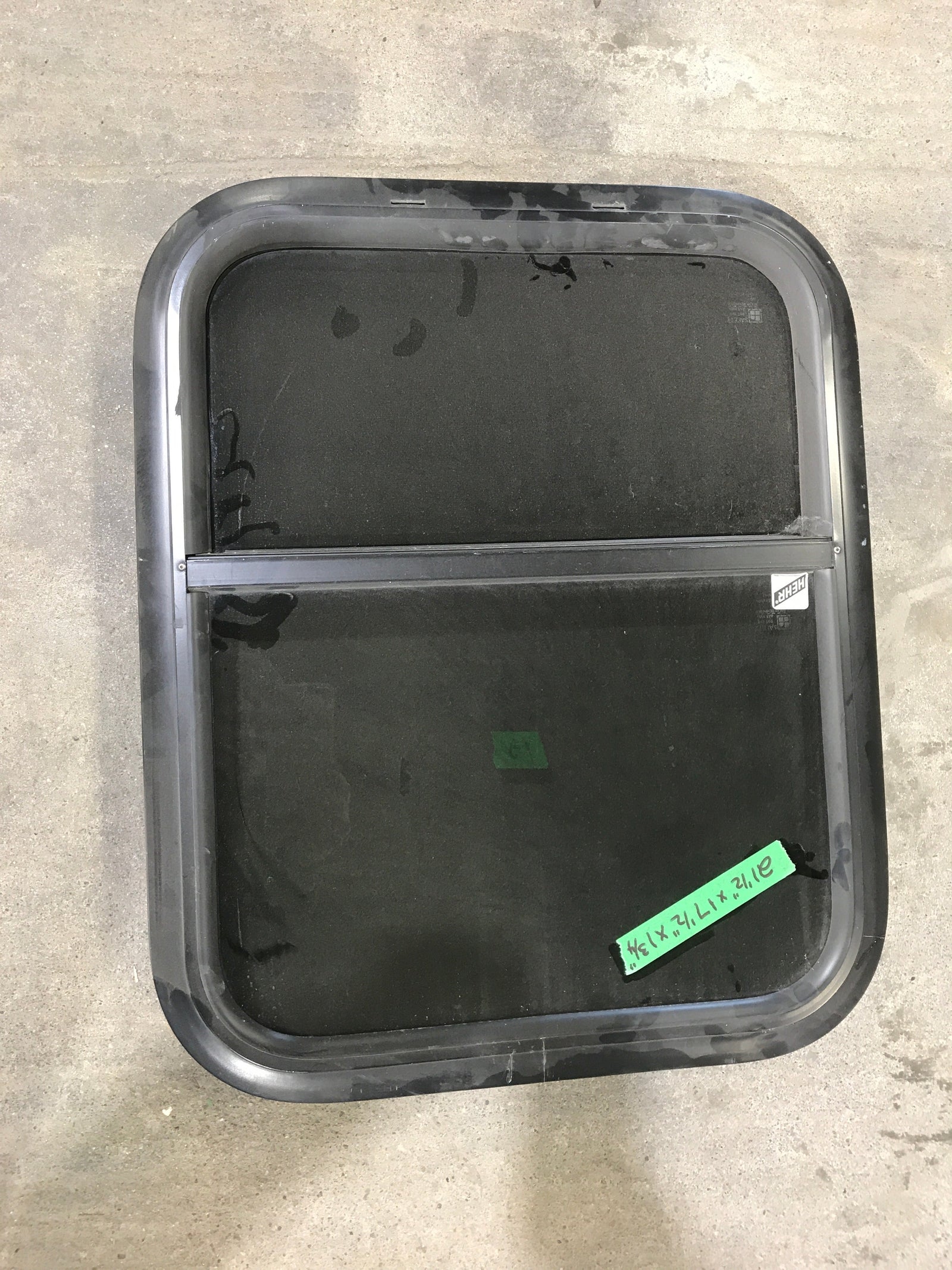 Used Black Radius Opening Window : 21 1/2