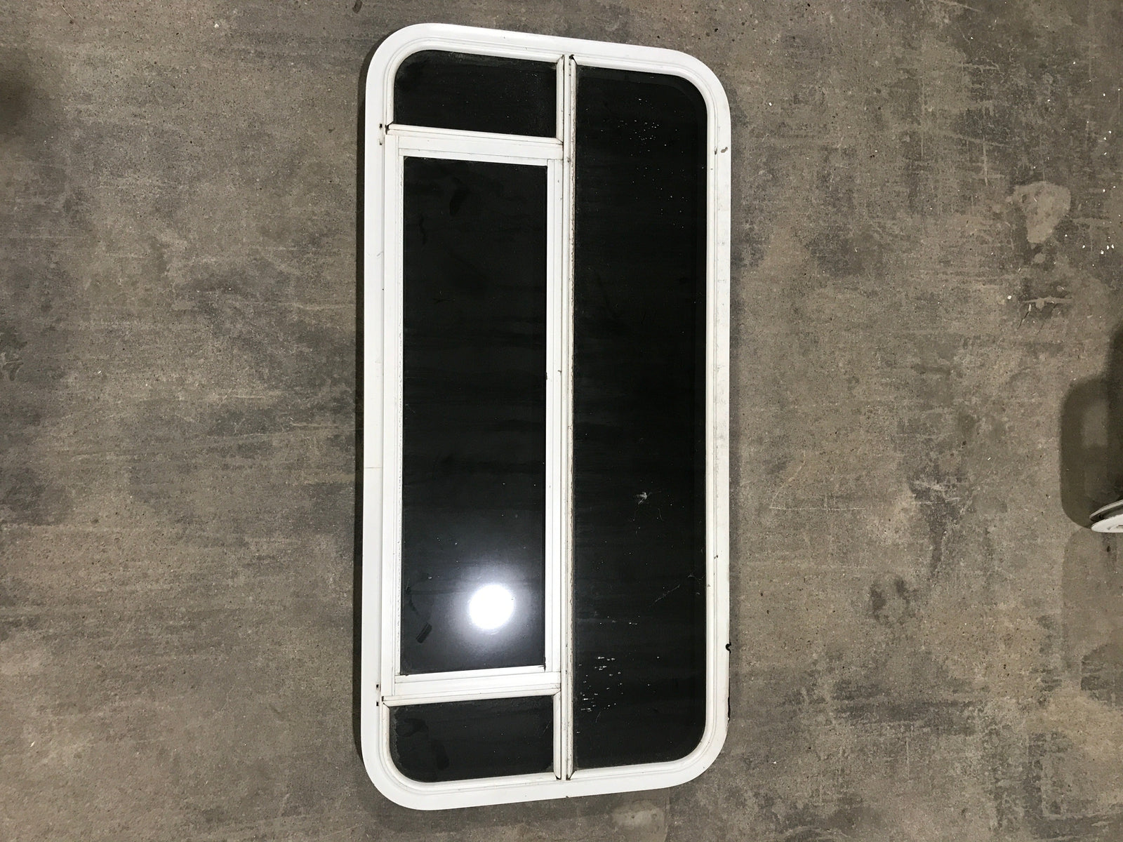Used White Radius Opening Window : 45 1/2