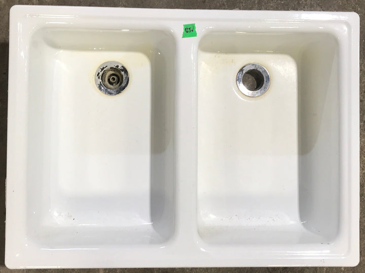Used Double Kitchen Sink 24 1/2” W x 18” L