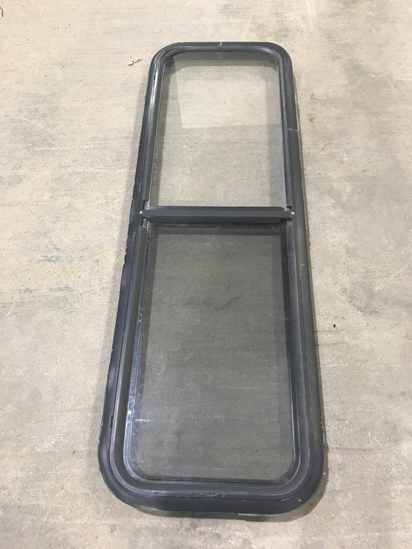 Used Black Radius Opening Window : 47 1/2