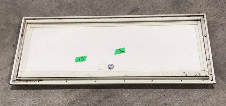 Used Square Cornered Cargo Door 26 3/8" x 10" x 3/4" - Young Farts RV Parts