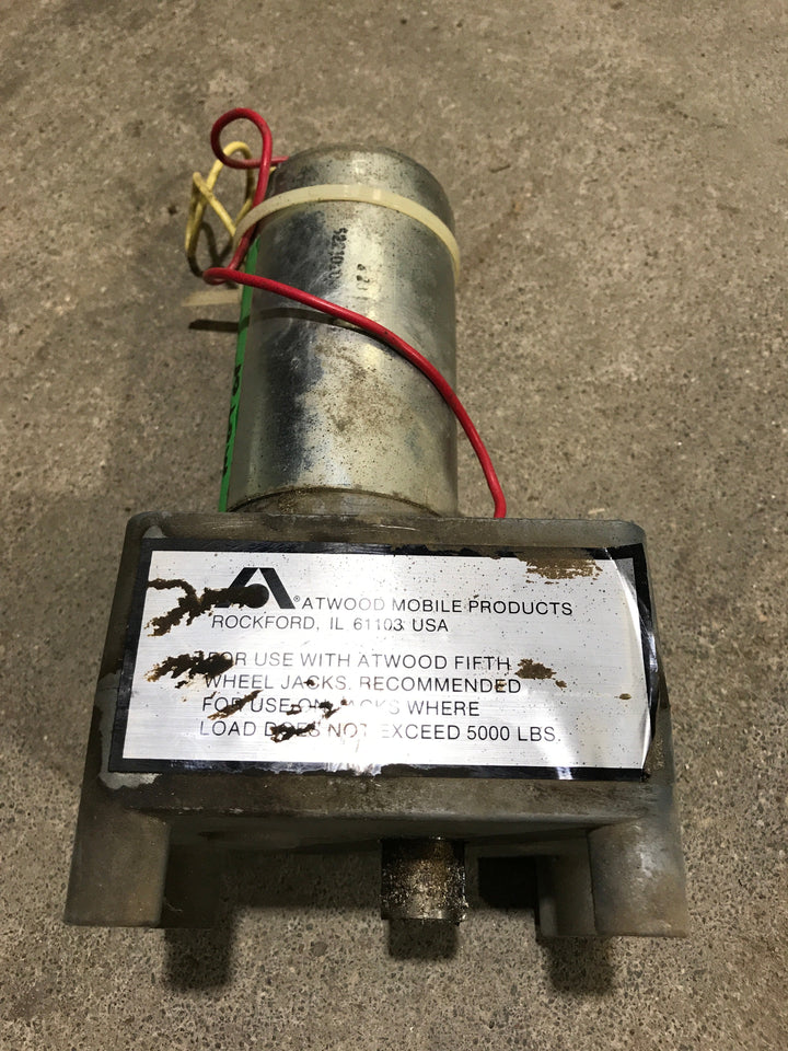 Used Atwood Electric Motor For R.V. Trailer Landing Gear 12VDC